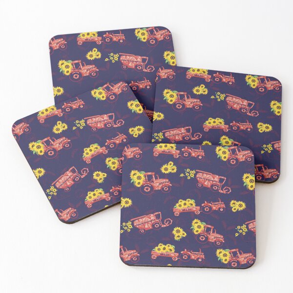 Item preview, Tractor Geo rojo designed and sold by Redhillcreative.