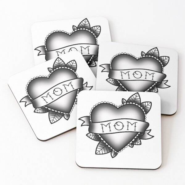 Item preview, Mom Heart Tattoo designed and sold by hlymn.