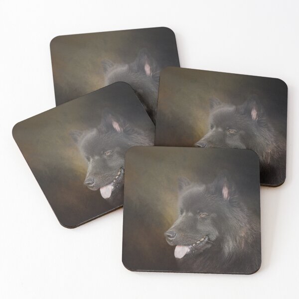 Item preview, Black Eurasier Dog Two designed and sold by Elisabeth Lucas.