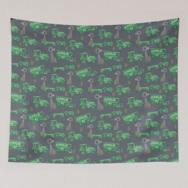 Item preview, Green Geo Tractor  designed and sold by Redhillcreative.