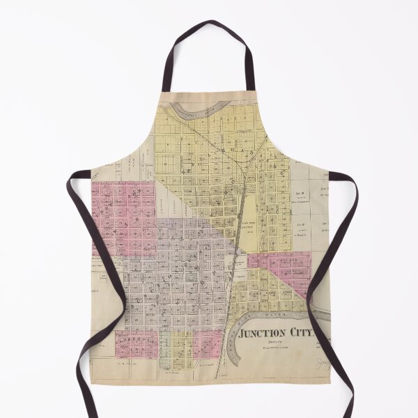 Item preview, Old Junction City Kansas Map (1887) Vintage KS City & Street Atlas designed and sold by BravuraMedia.