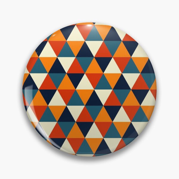Item preview, Seamless Retro Triangles Pattern designed and sold by Texterns.