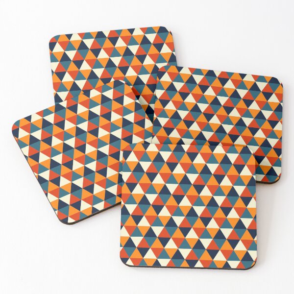 Item preview, Seamless Retro Triangles Pattern designed and sold by Texterns.