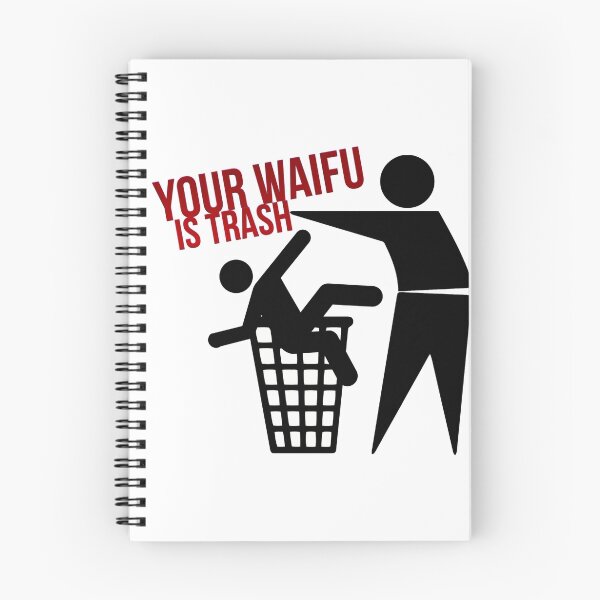 Item preview, Your Waifu is trash. designed and sold by ihip2.