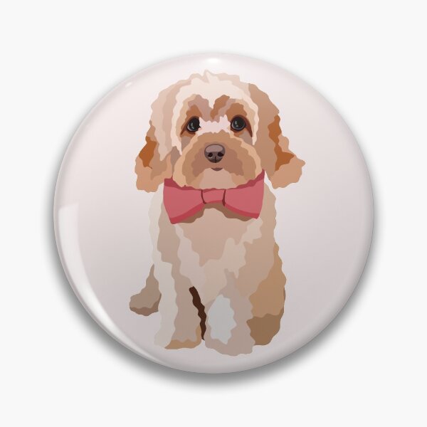 Item preview, Toy Cavadoodle Dog Portrait Digital Illustration designed and sold by sherylwylie.