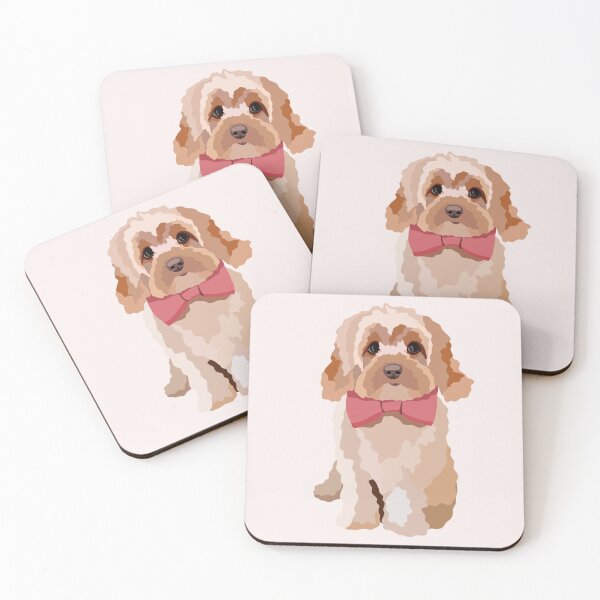 Item preview, Toy Cavadoodle Dog Portrait Digital Illustration designed and sold by sherylwylie.