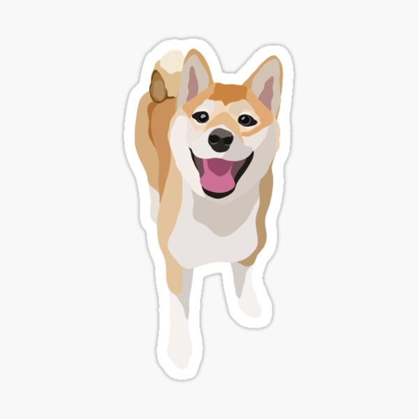 Item preview, Shiba Inu Dog Portrait Digital Illustration designed and sold by sherylwylie.