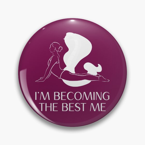 Item preview, I'm Becoming the Best Me Yoga Design designed and sold by WildGinger-.