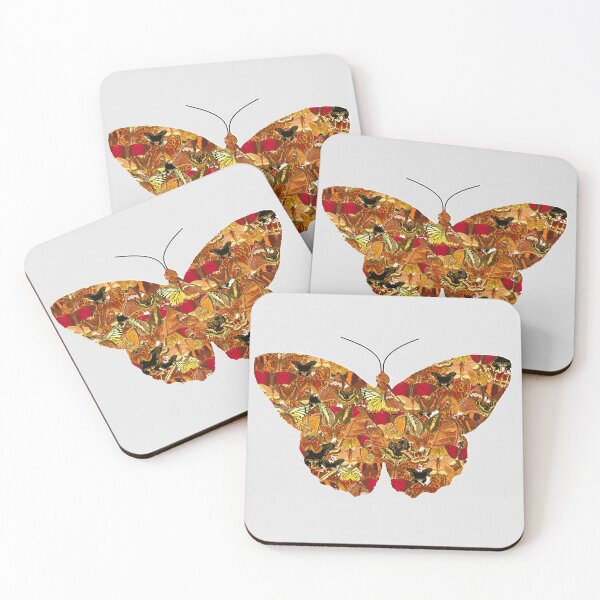 Aperçu de l'œuvre Les papillons vintage forment un plus grand design de papillon créée et vendue par LifeCrush.