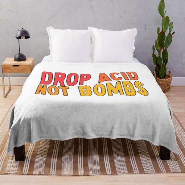 Item preview, Drop Acid Not Bombs designed and sold by psychdelightful.