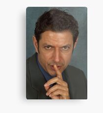 Jeff Goldblum Metalldruck