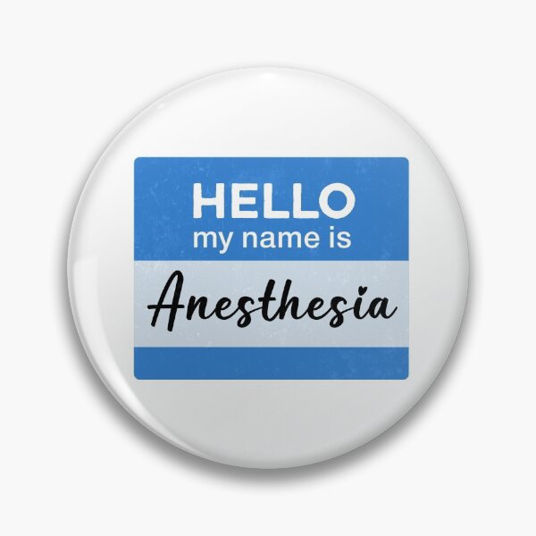 Item preview, CRNA - Anesthesia nurse faux badge_funny Design designed and sold by GalacticDust.