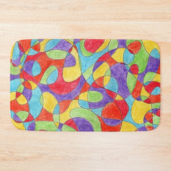 Item preview, Hand Drawn Colorful Abstract Doodle Pattern designed and sold by Sandy Richter.