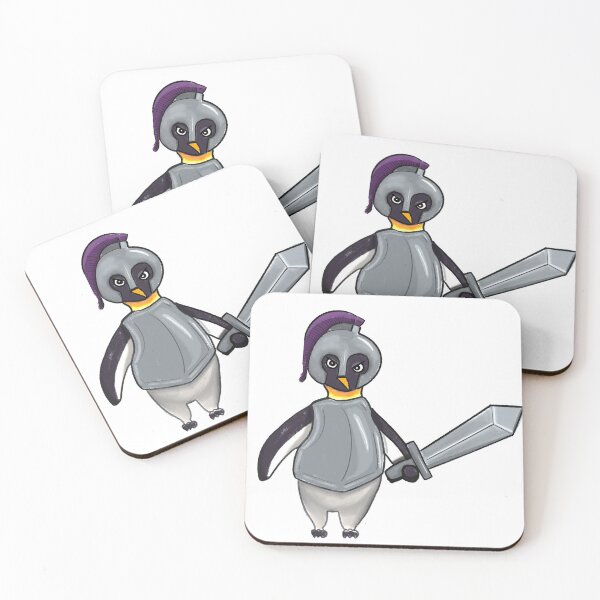 Item preview, Fighter penguin  designed and sold by kenziemcauliffe.