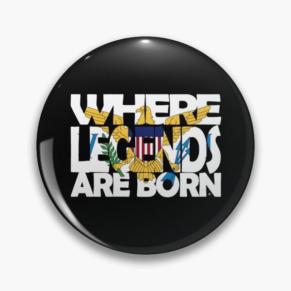 Item preview, USVI Flag - Where Legends Are Born - Charlotte Amalie - Soca Mode designed and sold by Soca-Mode.