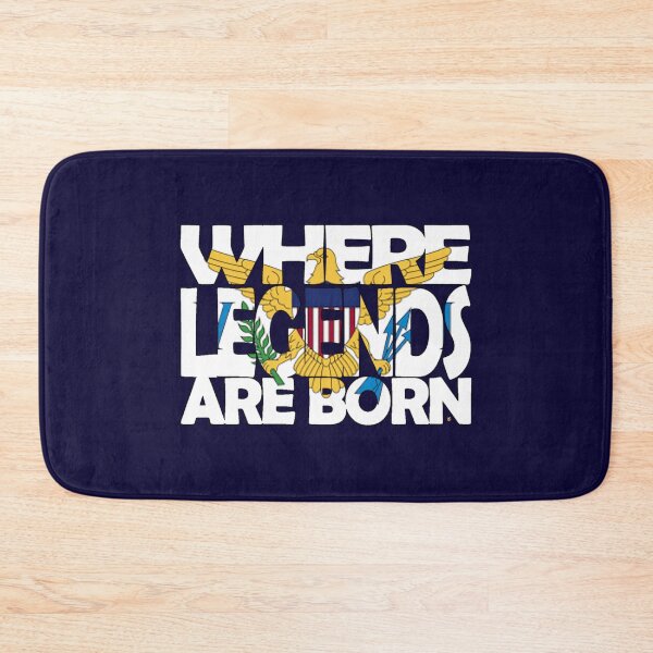 Item preview, USVI Flag - Where Legends Are Born - Charlotte Amalie - Soca Mode designed and sold by Soca-Mode.