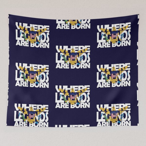 Item preview, USVI Flag - Where Legends Are Born - Charlotte Amalie - Soca Mode designed and sold by Soca-Mode.