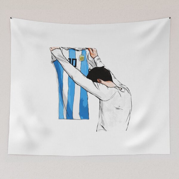 Item preview, Lionel Messi holding his shirt, Argentina copa america designed and sold by Th3 Merch.