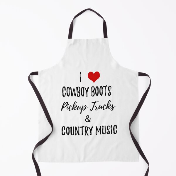 Item preview, I love cowboy boots pickup trucks and country music designed and sold by Wickedsherry13.
