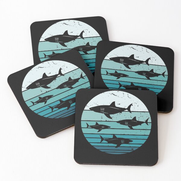 Item preview, Retro 80s Shark Clothes Shark Party Sharks designed and sold by FucaGirl.