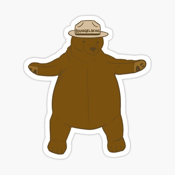 Smokey Djunkelskog Sticker