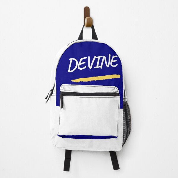 Item preview, Devine Family Name Sticker Blue Background designed and sold by Duxt.