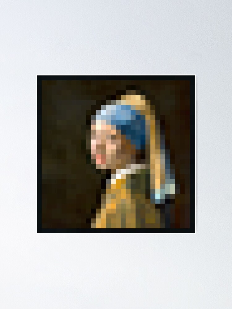 Woman with pearl earring on sale painting