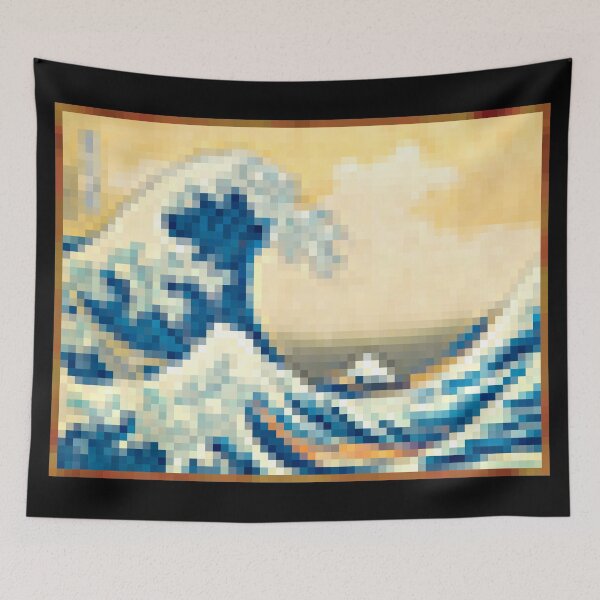 Item preview, Minecraft Painting The Great Wave off Kanagawa designed and sold by Saikishop.