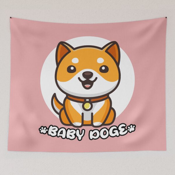 Item preview, Baby Doge Crypto Coin Design designed and sold by Designed-4-You.