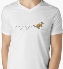 Boing Boing Kangaroo V-Neck T-Shirt