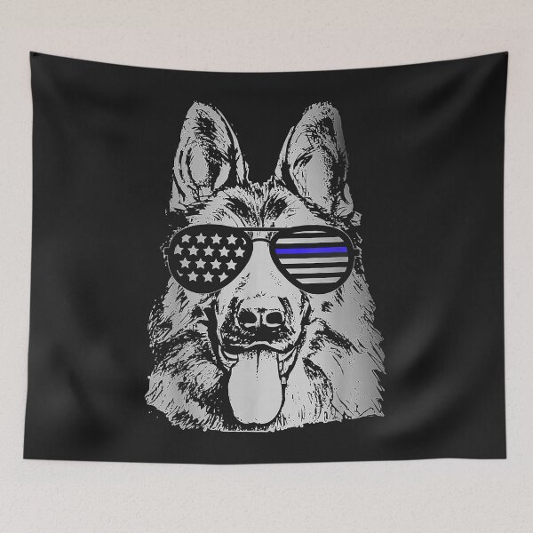 Item preview, K9 Police Officer Shirt Police Dog Thin Blue Line Gift designed and sold by tamarastellas.