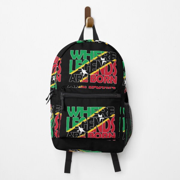 Item preview, St Kitts Flag - Where Legends Are Born - Nevis - Soca Mode designed and sold by Soca-Mode.