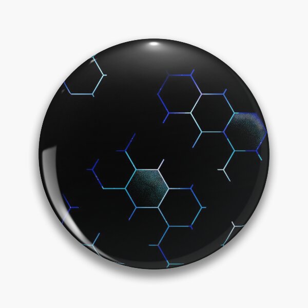 Item preview, Blue Hexagons // Techwear designed and sold by sonoyang.