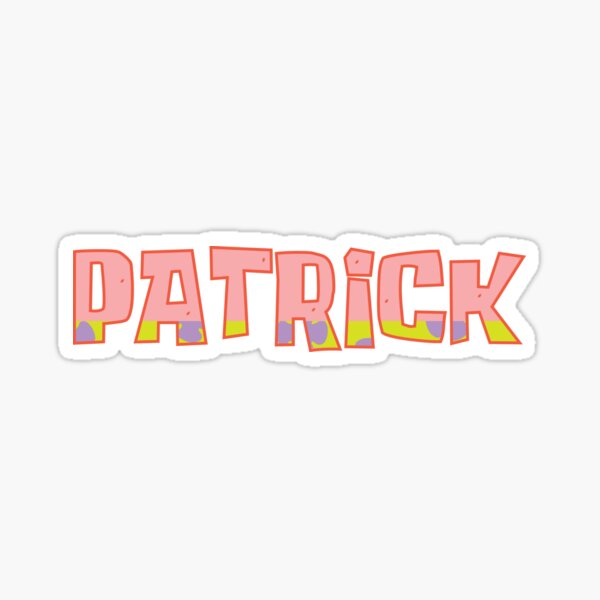Item preview, Patrick Star custom name designed and sold by YodaJuan4Me.