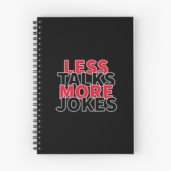 Item preview, Less Talks More Jokes designed and sold by YOYOCollection.