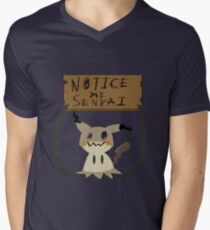 Mimikyu - Notice me senpai Men's V-Neck T-Shirt