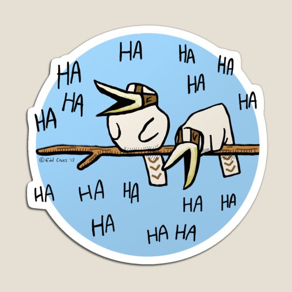 Cute Laughing Kookaburras Magnet