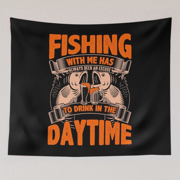 Item preview, Fishing with me has always been an excuse to drink in the daytime - Fishing Is My Cardio designed and sold by ildafdhome.