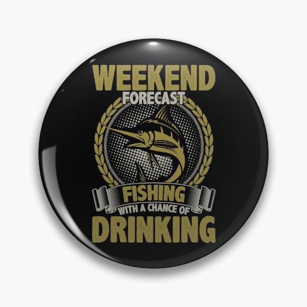 Item preview, Weekend Forecast Fishing With A Chance of Drinking - Fishing Is My Cardio designed and sold by ildafdhome.