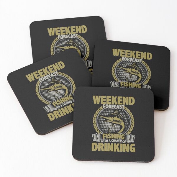 Item preview, Weekend Forecast Fishing With A Chance of Drinking - Fishing Is My Cardio designed and sold by ildafdhome.