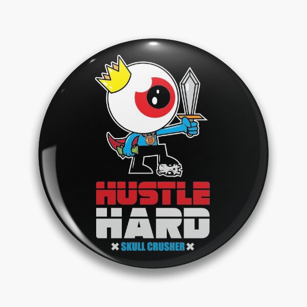 Item preview, Urban Hustle Hard Eyeball Streetwear King Skull Crusher Cash Money  Hip Hop Hipster designed and sold by swiftyspade.