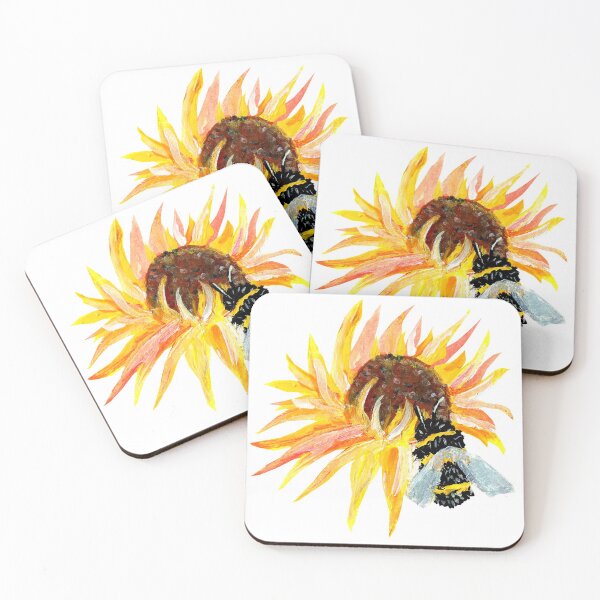 Item preview, Fuzzy Bee And Sunflower  designed and sold by missmann.