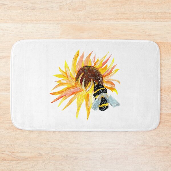 Item preview, Fuzzy Bee And Sunflower  designed and sold by missmann.