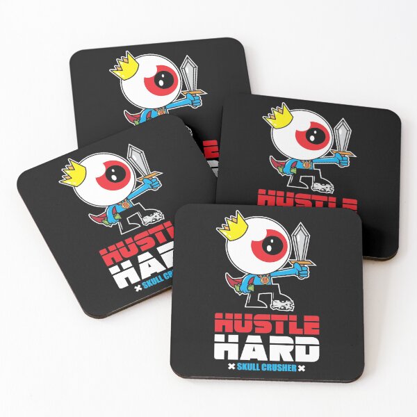 Item preview, Urban Hustle Hard Eyeball Streetwear King Skull Crusher Cash Money  Hip Hop Hipster designed and sold by swiftyspade.