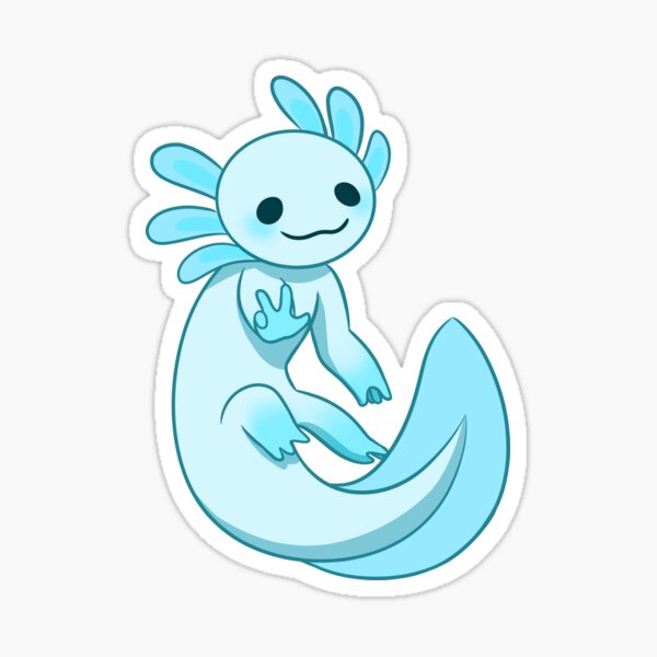 Tiny) Axolotl Avatar - Blue - Roblox