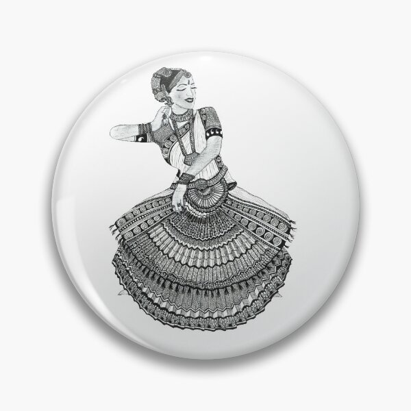 Artikelvorschau, Bharathanatyam-Tänzerin entworfen und verkauft von Rashmi's Art Shop.