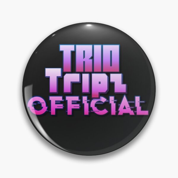 Artikelvorschau, TrioTripz Official - Violettes Logo entworfen und verkauft von TrioTripz.