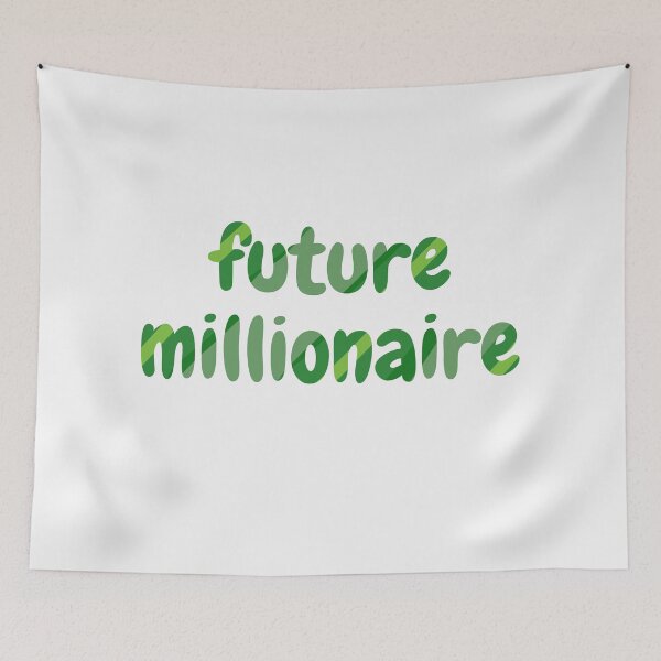 Item preview, future millionaire green (white) designed and sold by zav2001.