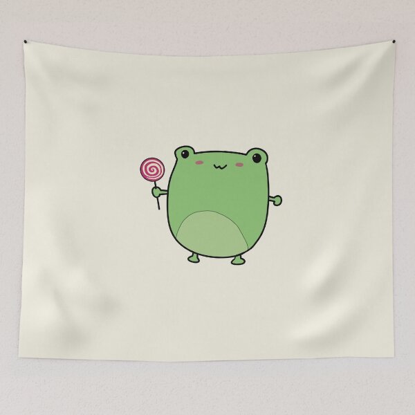 Item preview, Kawaii Baby Froggy With a Lollipop designed and sold by GrimButterfly.