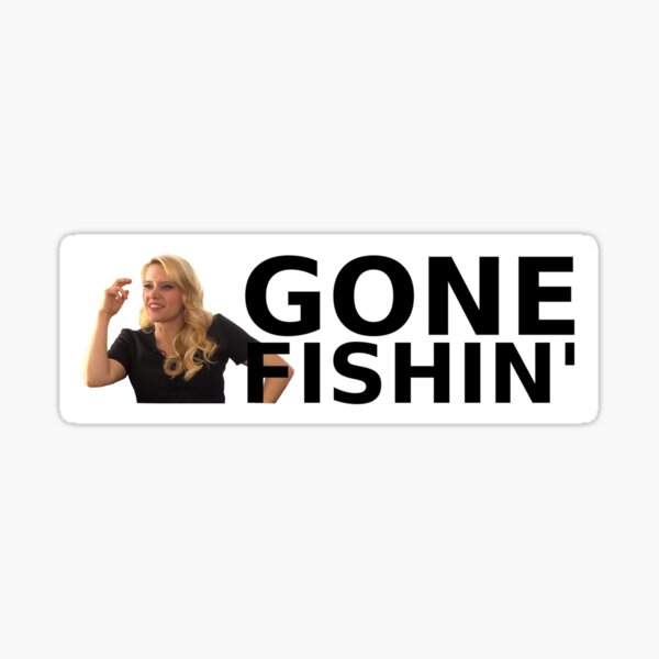 GONE FISHIN' - Kate McKinnon (Bumper Sticker) Sticker